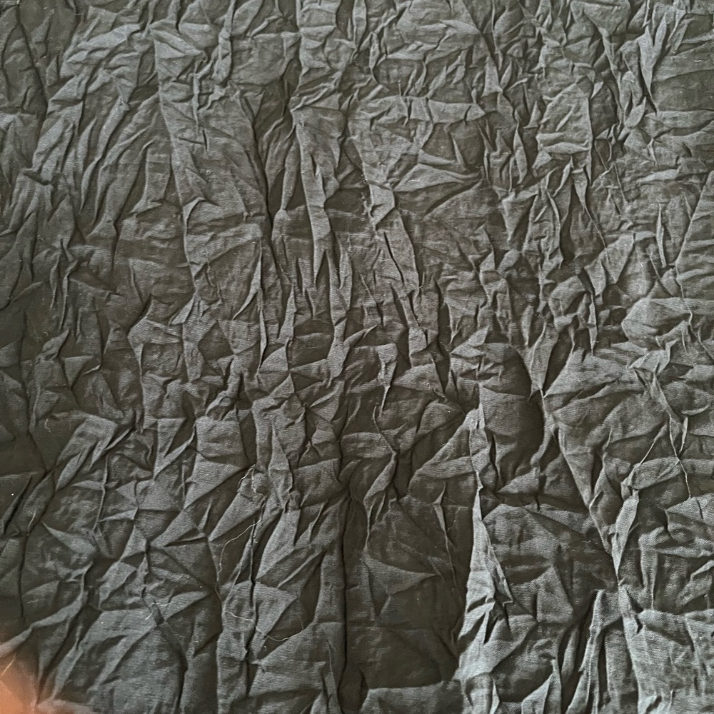 ZARA Woman Black Crinkle High Neck Midi Dress XS Limited Edition - Picture 8 of 9